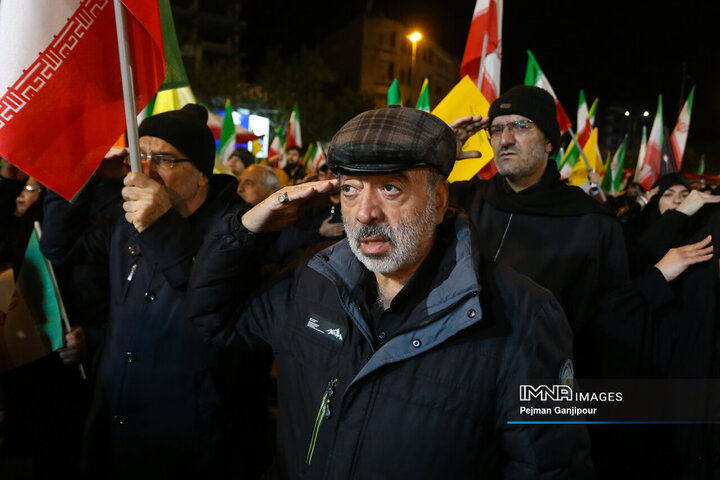 مراسم چهلمین روز شهادت رهبر معظم انقلاب در اصفهان