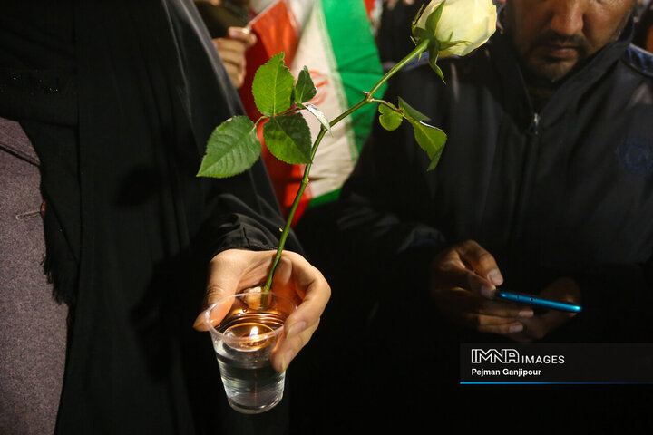 مراسم چهلمین روز شهادت رهبر معظم انقلاب در اصفهان
