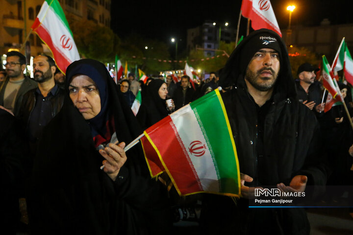 مراسم چهلمین روز شهادت رهبر معظم انقلاب در اصفهان