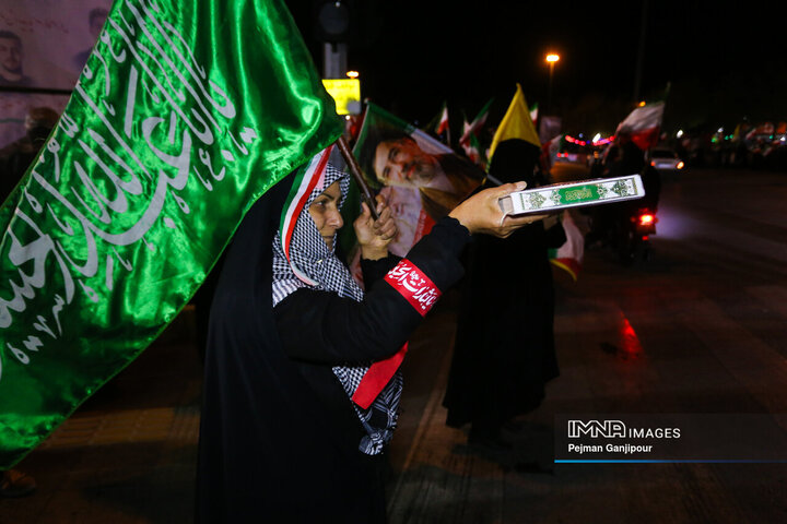 مراسم چهلمین روز شهادت رهبر معظم انقلاب در اصفهان