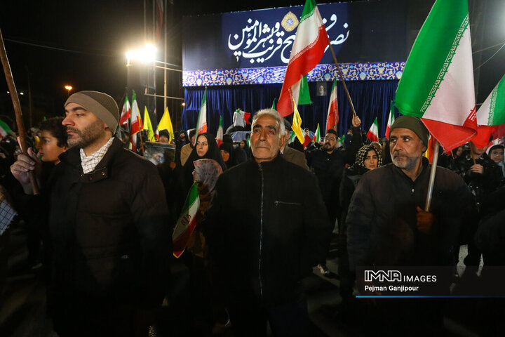 مراسم چهلمین روز شهادت رهبر معظم انقلاب در اصفهان