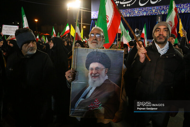 مراسم چهلمین روز شهادت رهبر معظم انقلاب در اصفهان