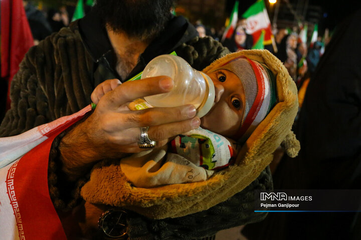 مراسم چهلمین روز شهادت رهبر معظم انقلاب در اصفهان