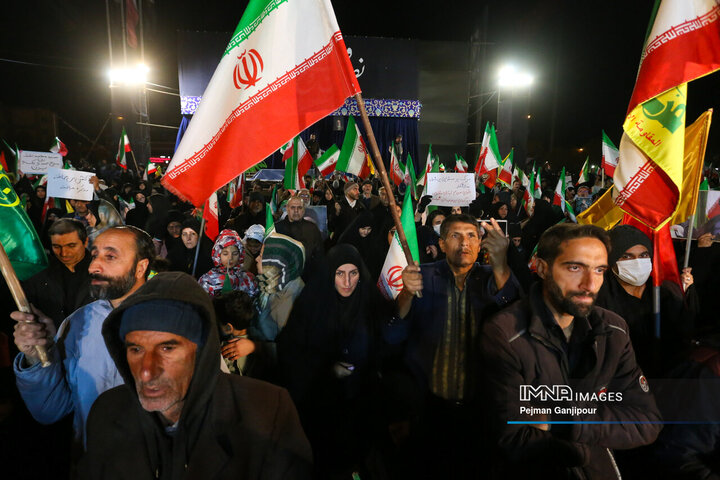 مراسم چهلمین روز شهادت رهبر معظم انقلاب در اصفهان