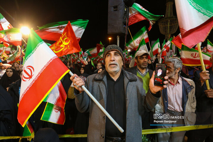 مراسم چهلمین روز شهادت رهبر معظم انقلاب در اصفهان