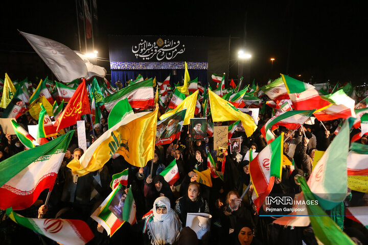 مراسم چهلمین روز شهادت رهبر معظم انقلاب در اصفهان