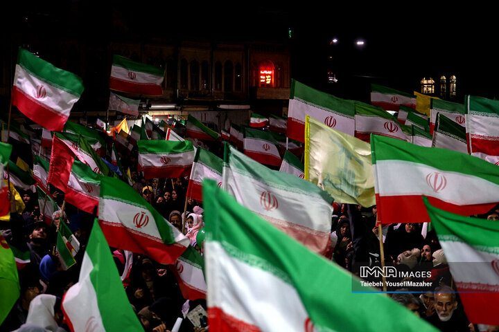 گرامیداشت چهلمین روز شهادت قائد امت و دانش‌آموزان میناب در همدان