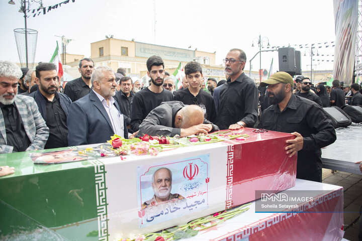 مراسم تشییع رییس سازمان اطلاعات سپاه کشور