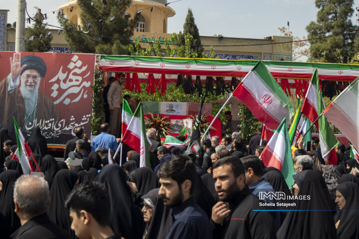 مراسم تشییع رییس سازمان اطلاعات سپاه کشور