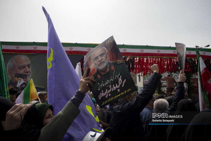 مراسم تشییع رییس سازمان اطلاعات سپاه کشور