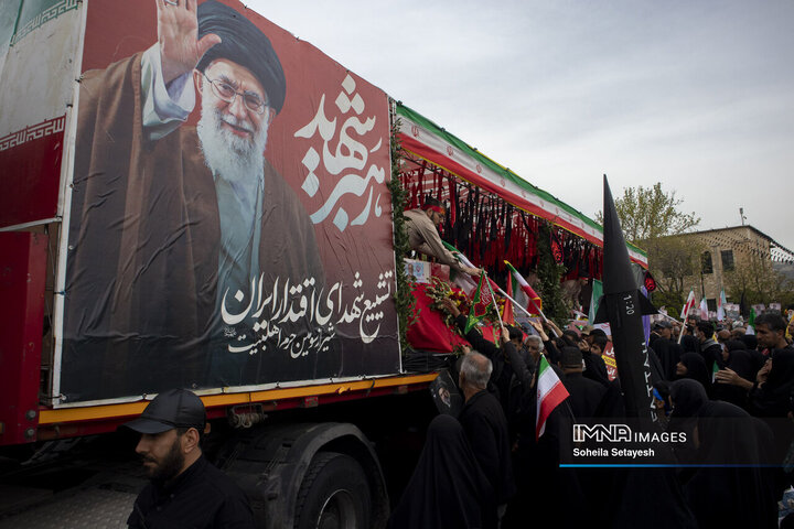 مراسم تشییع رییس سازمان اطلاعات سپاه کشور