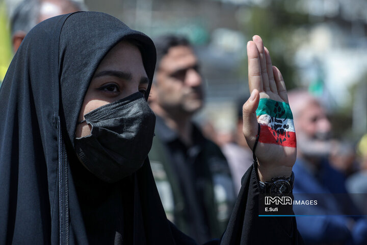 اراک در سوگ چهلمین روز شهادت رهبر شهید انقلاب اسلامی