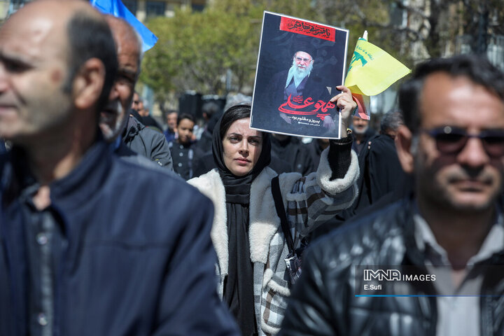 اراک در سوگ چهلمین روز شهادت رهبر شهید انقلاب اسلامی