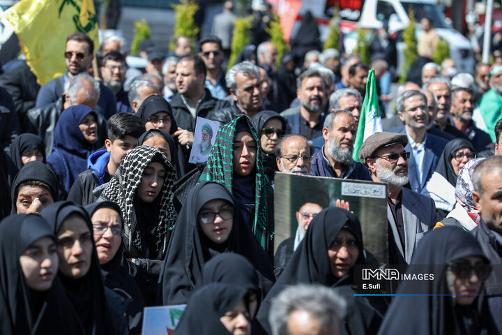 اراک در سوگ چهلمین روز شهادت رهبر شهید انقلاب اسلامی