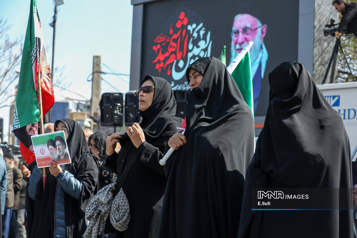 اراک در سوگ چهلمین روز شهادت رهبر شهید انقلاب اسلامی