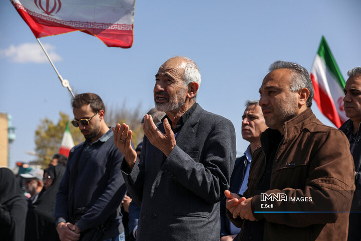 اراک در سوگ چهلمین روز شهادت رهبر شهید انقلاب اسلامی