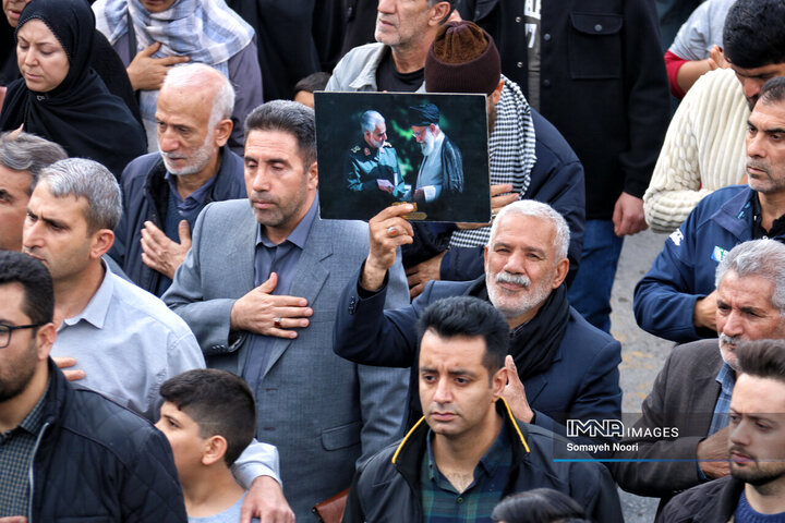 چهل روز گذشت؛ کرمانشاه در سوگِ رهبرِ شهیدش