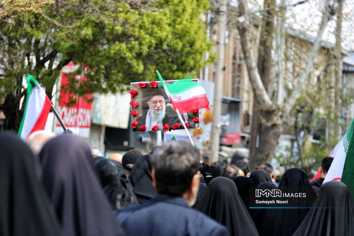 چهل روز گذشت؛ کرمانشاه در سوگِ رهبرِ شهیدش