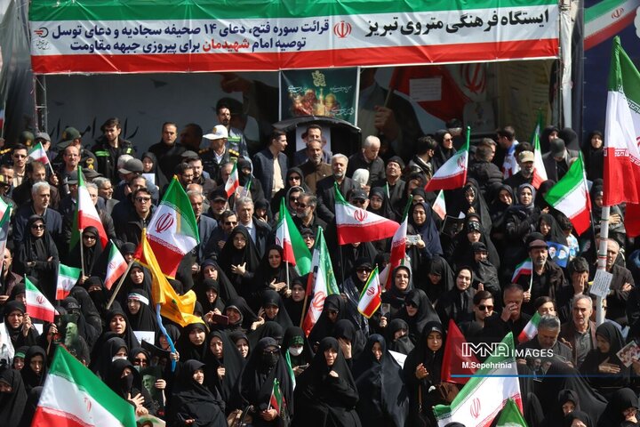 اجتماع مردم تبریز در اربعین قائد امت