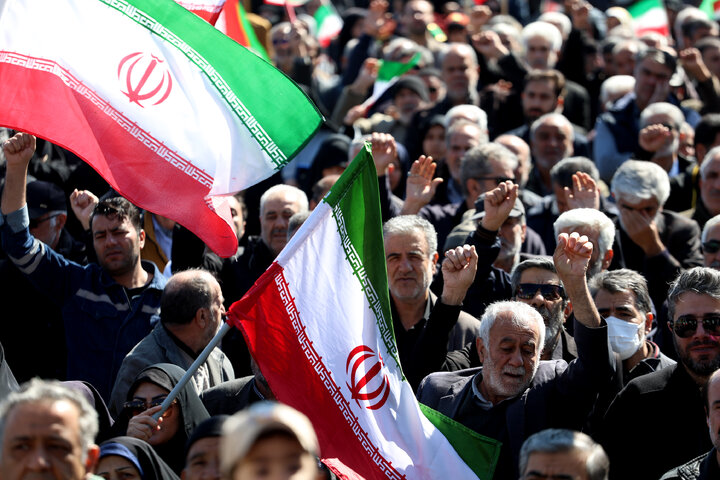 مراسم عزاداری چهلمین روز شهادت رهبر انقلاب در همدان