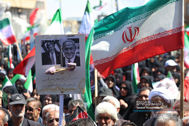 مراسم عزاداری چهلمین روز شهادت رهبر انقلاب در همدان
