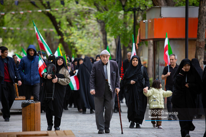 مراسم اربعین شهادت رهبر انقلاب