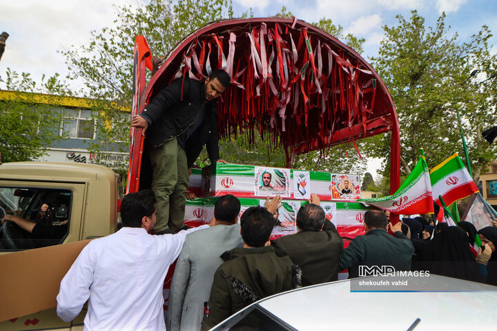 تجمع کادر درمان اصفهان در اربعین شهادت رهبر معظم انقلاب