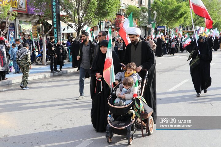 مراسم اربعین رهبر شهید انقلاب اسلامی در مشهد