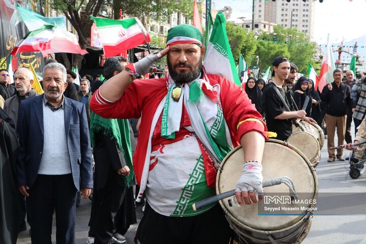 مراسم اربعین رهبر شهید انقلاب اسلامی در مشهد