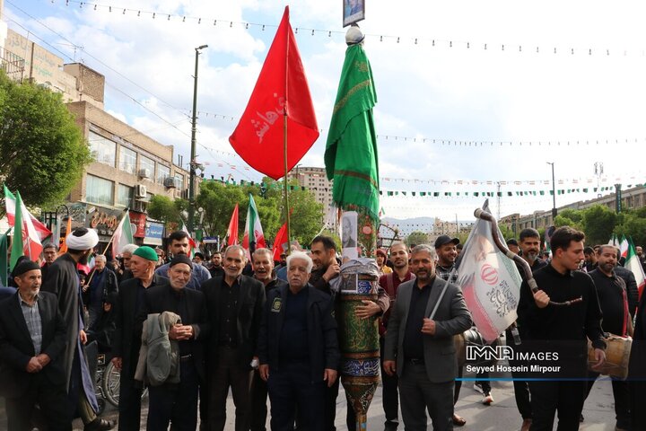 مراسم اربعین رهبر شهید انقلاب اسلامی در مشهد