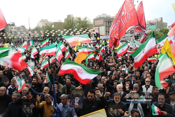 مراسم اربعین رهبر شهید انقلاب اسلامی در مشهد