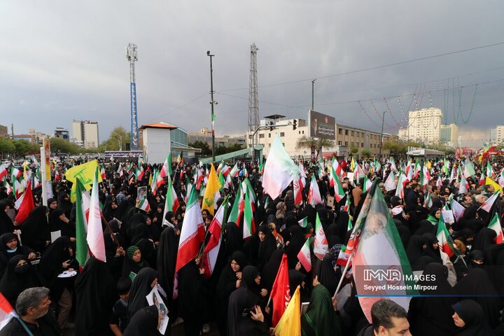 مراسم اربعین رهبر شهید انقلاب اسلامی در مشهد