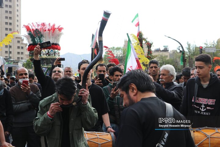 مراسم اربعین رهبر شهید انقلاب اسلامی در مشهد