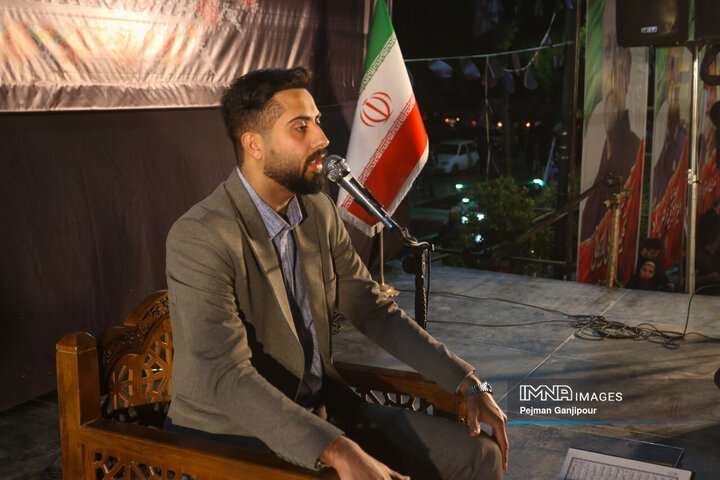اقامه روضه چهلم رهبر شهید و شهدای جنگ رمضان