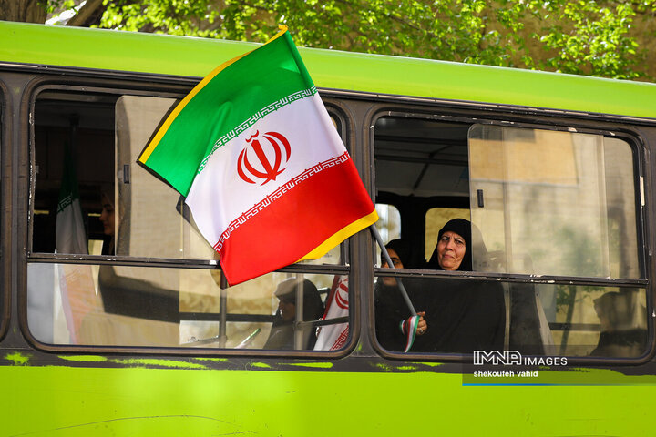 خدمات ویژه معاونت حمل‌و‌نقل و ترافیک شهرداری اصفهان در مراسم اربعین شهادت رهبر حکیم انقلاب اسلامی