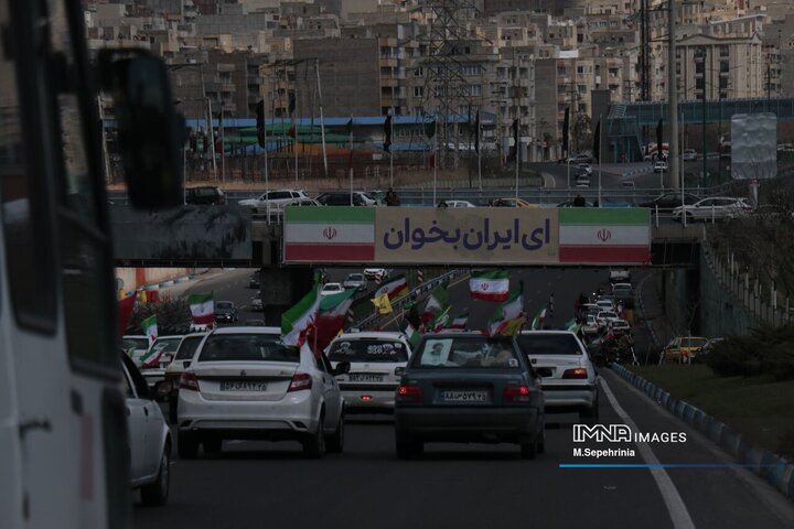 بزگترین کاروان خودرویی اقتدار ملی در تبریز