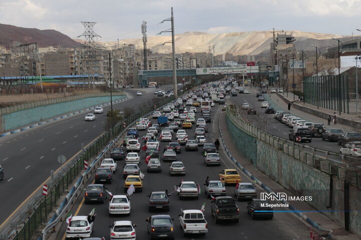 بزگترین کاروان خودرویی اقتدار ملی در تبریز