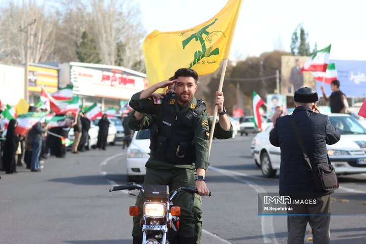 بزگترین کاروان خودرویی اقتدار ملی در تبریز