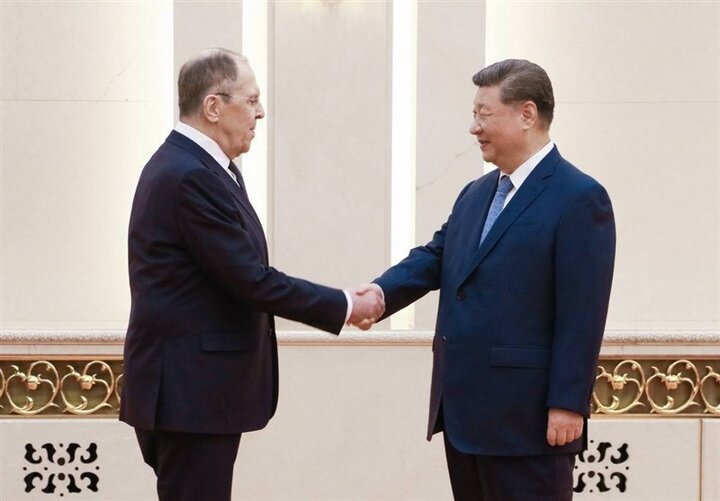 دیدار لاوروف با رئیس‌جمهور چین