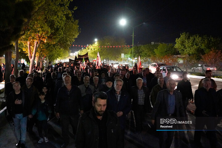 ۴۵ شب حضور؛ خوراسگان میزبان قافله عزای امام صادق (ع)
