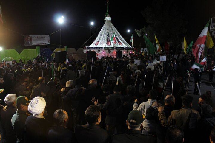 برگزاری آیین اربعین پستچی شهید در شهرستان آذرشهر