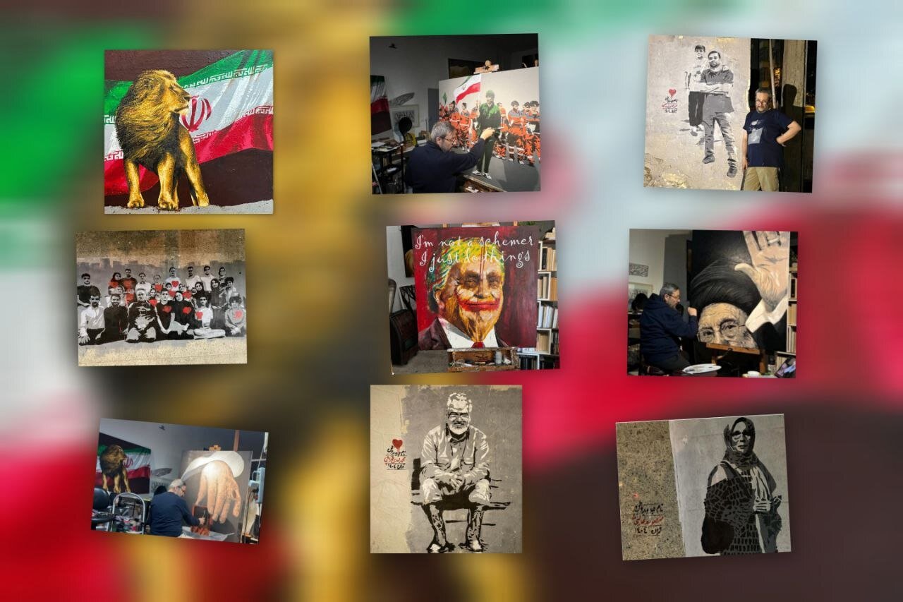 سیر تحول هنری سیدعلی میرفتاح/ وقتی نقاشی، زبانِ شهدا و قهرمانان می‌شود