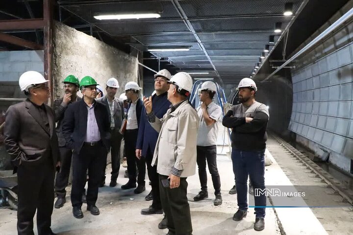 ۳ ایستگاه فاز نخست خط ۲ متروی اصفهان در مسیر آغاز بهره‌برداری