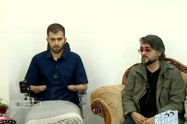 سعید نجاتی «سیمرغ فجر» خود را به جانباز لانچر اهدا کرد