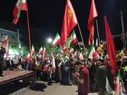 ادامه میدان‌داری پرشور مردم مشهد در پنجاه‌ودومین شب پیاپی