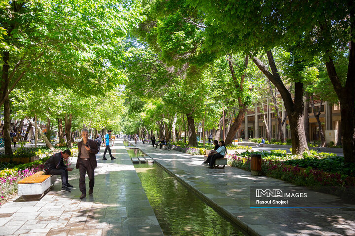 رد پای بهشت در چهارباغ بهاری