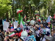 حضور پرشور اسکیت‌بازان اصفهانی به یاد شهدای میناب