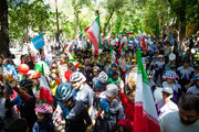 همایش اسکیت‌سواران حامی وطن در اصفهان