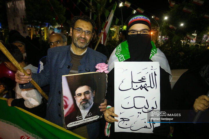 پنجاه‌وچهارمین شب حماسه حضور اصفهانی‌ها در خیابان‌ها