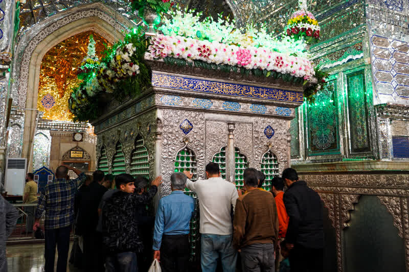 هم‌نفسیِ زمین و آسمان در سومین حرم شیفتگان اهل بیت(ع)